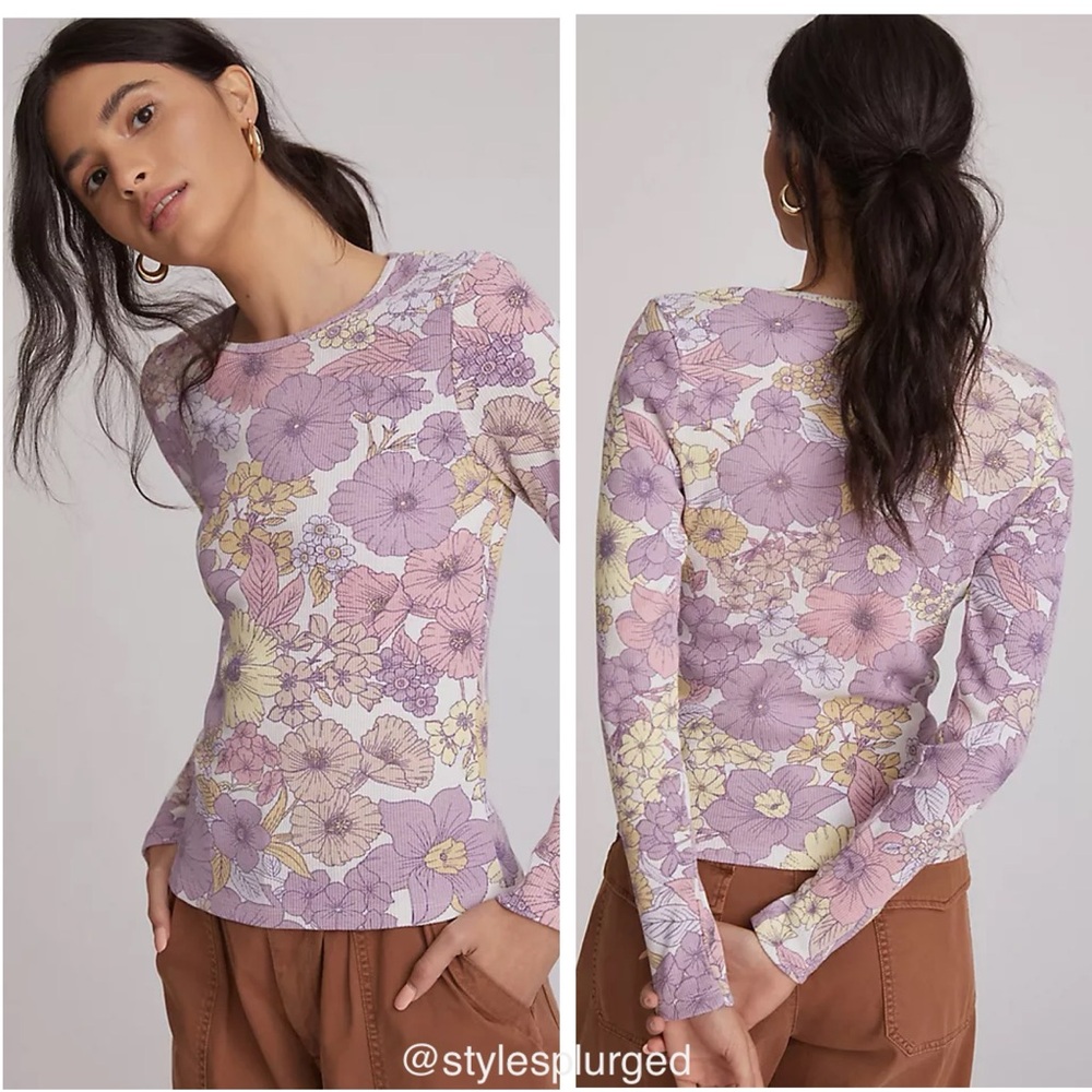 NWT ANTHRO tla Classic Comfy Top size XS